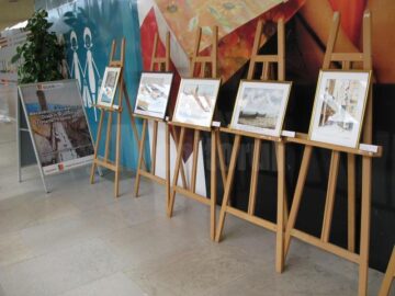 Expoziția Orașe în acuarelă