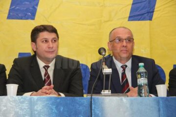 Mihai Țurcanu, alături de deputatul Ștefan Alexandru Băișanu