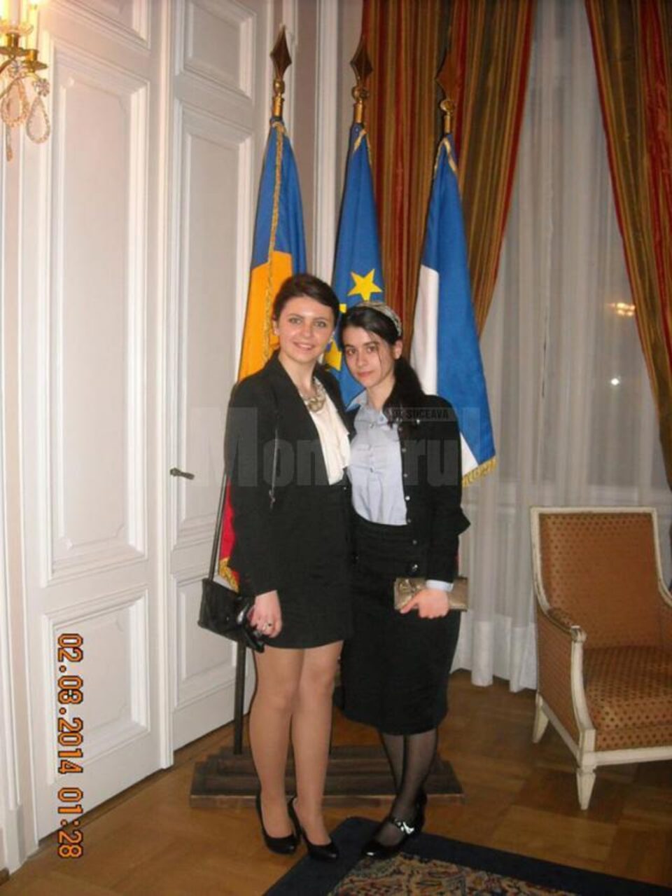 Anca Crețu și Tabita Butnariu au fost premiate pentru rezultatele de la bacalaureatul francofon