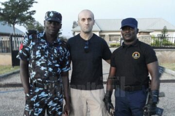 Ovidiu, alături de soldați nigerieni
