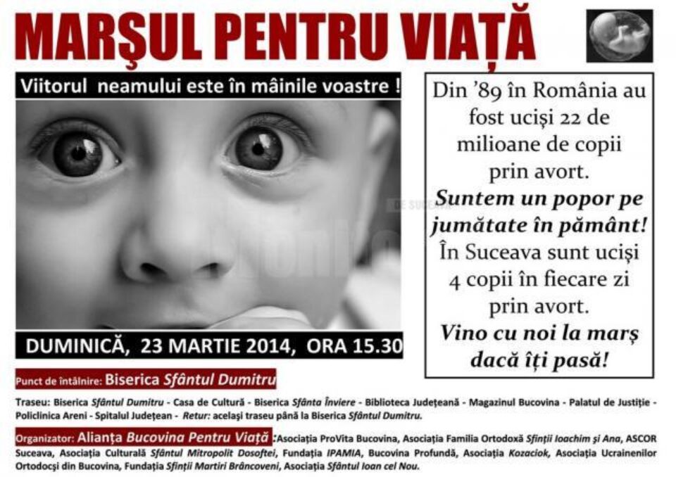 „Marșul pentru viață”