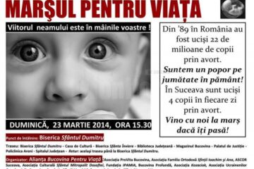 „Marșul pentru viață”, pe străzile Sucevei