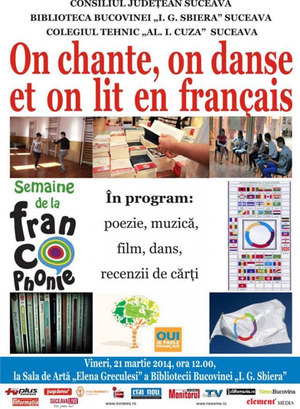 „Cântăm, dansăm și citim în franceză”