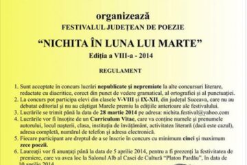 Festivalul Județean de Poezie „Nichita în luna lui Marte”