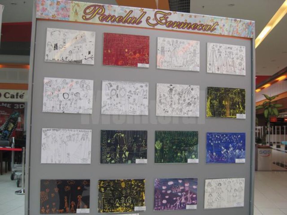 383 de desene ale preșcolarilor suceveni au fost expuse ieri la City Gallery