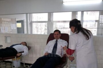 Pentru marcarea evenimentului, 30 de polițiști au donat sânge