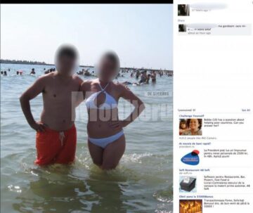Pe contul de Facebook al polițistei apar mai multe fotografii cu aceasta, cele mai multe pe litoral, în costum de baie, o parte dintre ele însoțite de comentarii jignitoare