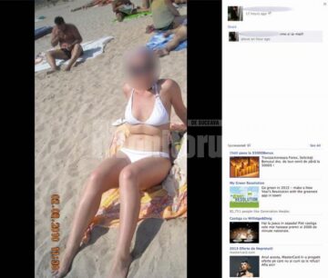 Pe contul de Facebook al polițistei apar mai multe fotografii cu aceasta, cele mai multe pe litoral, în costum de baie, o parte dintre ele însoțite de comentarii jignitoare