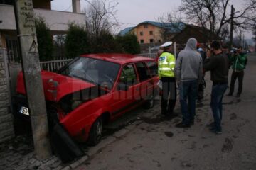 Patru tineri, implicați într-un accident la Burdujeni
