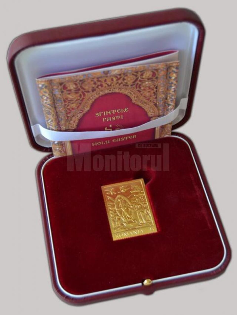 Timbrul de argint aurit „Sfintele Paști 2014”