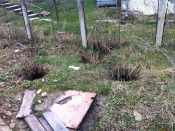 Gurile de canal descoperite în care se află mizeria de la Secția de Boli Infecțioase