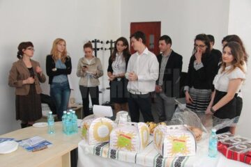 Studenții Facultății de Inginerie Alimentară, față în față cu juriul concursului Ecotrophelia