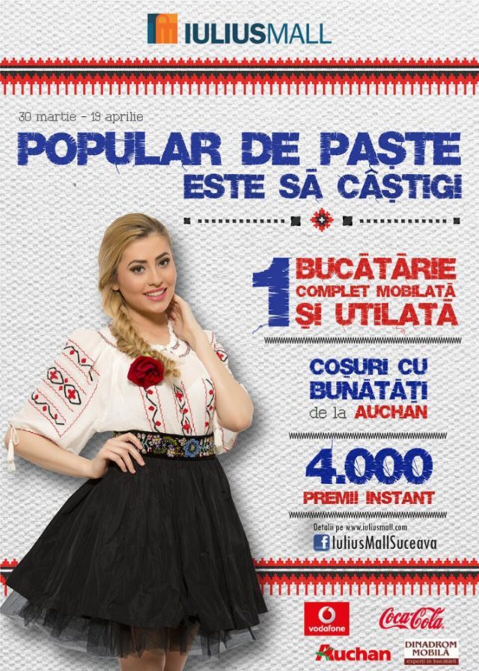 Bucătărie complet mobilată și utilată, oferită de Iulius Mall Suceava