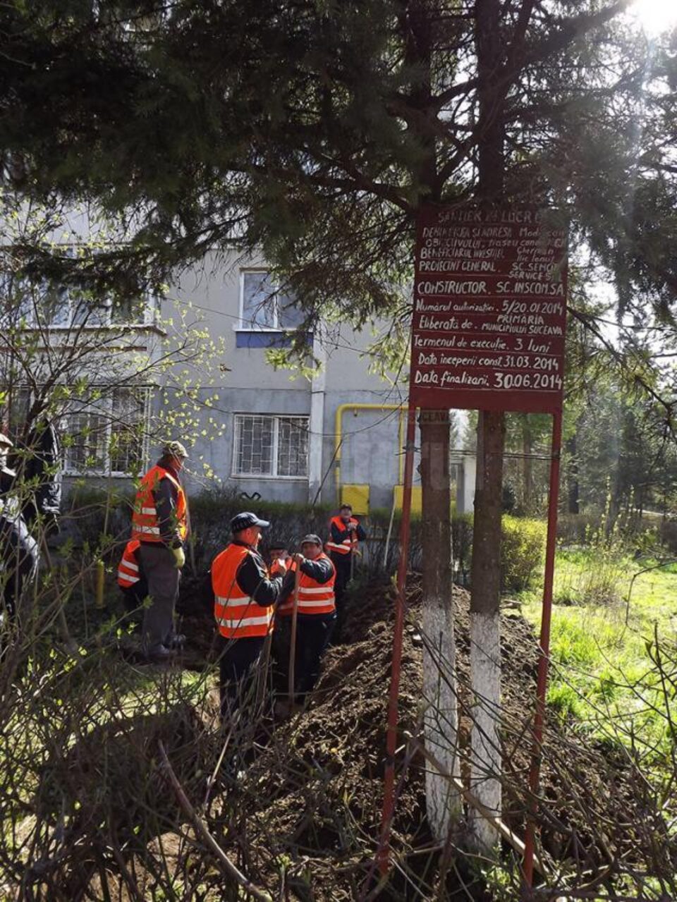 Fiul primarului de Slatina a obținut avizul de deviere a conductelor de gaz de pe spațiul verde „confiscat” pe strada Mărășești