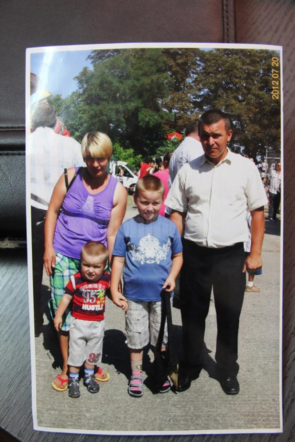 Familia Scurtu, în formulă completă, pe vremea în care nu existau neînțelegeri