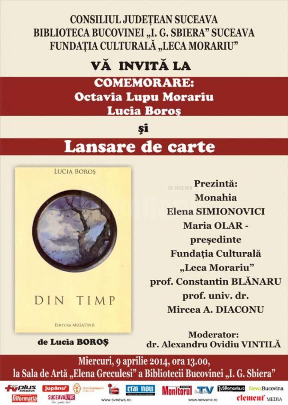 Comemorare și lansare de carte