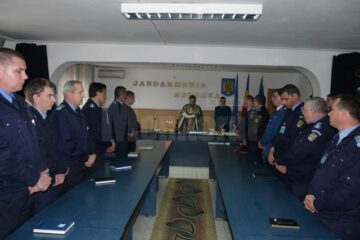Adunarea festivă de la sediul Jandarmeriei Suceava, cu prilejul împlinirii a 164 de ani de la înființarea instituției