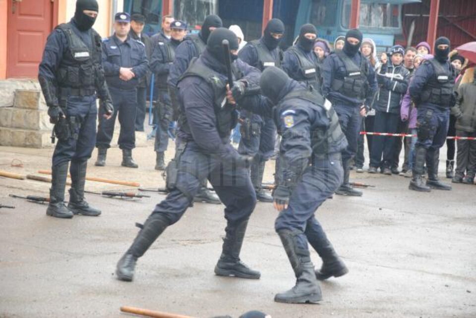 Demonstrație a Jandarmeriei