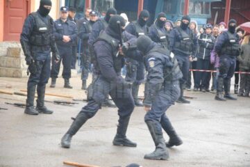 Demonstrație a Jandarmeriei
