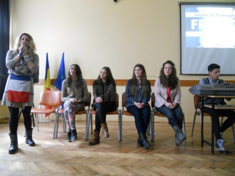 Francofonia, serbată de elevii Colegiului Național „Petru Rareș”