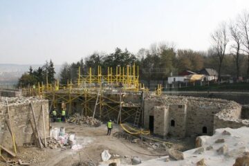 Cetatea de Scaun, în plin proces de refacere