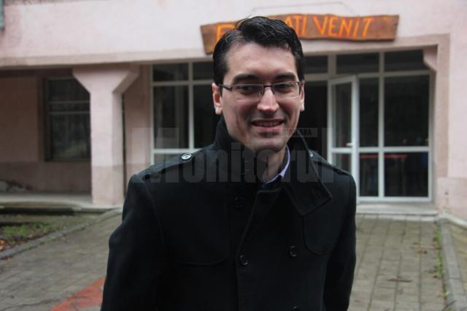 Răzvan Burleanu, primul președinte al FRF venit în vizită de lucru la Suceava