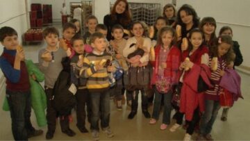 Elevii au asistat la procesul de fabricare a pâinii