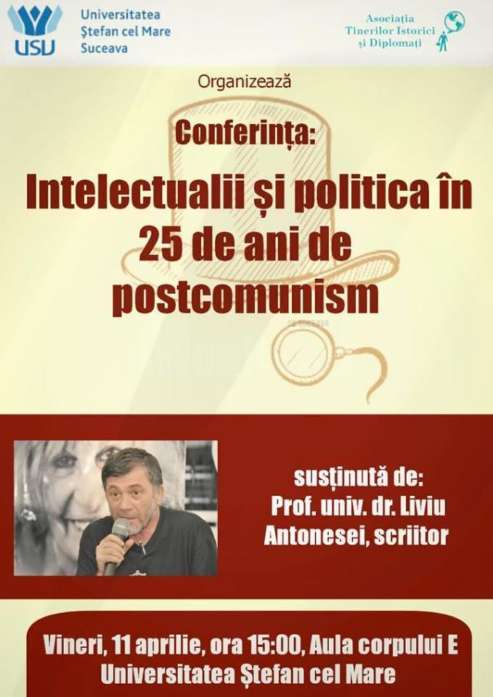 Conferința „Intelectualii și politica în 25 de ani de postcomunism”
