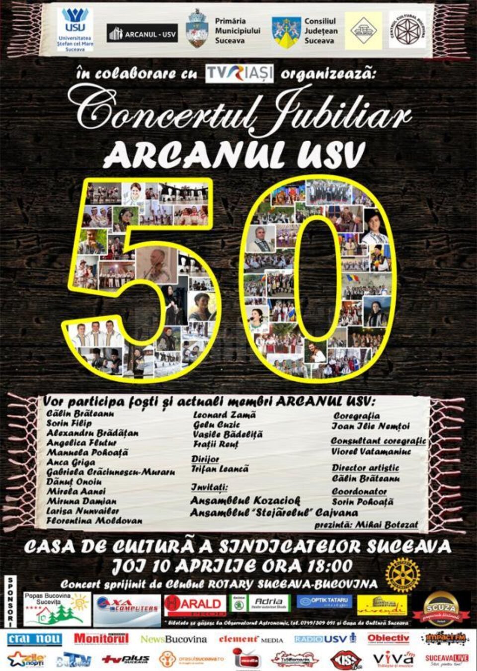 Concert jubiliar „Arcanul USV 50”
