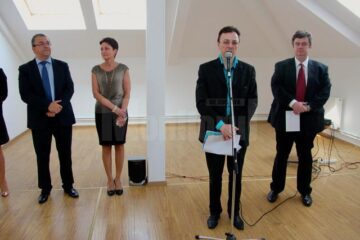 Autoritățile județene au participat la inaugurarea noii mansarde de la Biblioteca Județeană