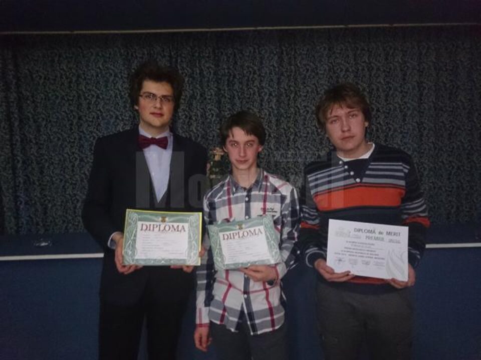 Ștefan Dascalu, Nicolae Andronic-Gorcea și Vlad Morhan au fost premiați la Olimpiada Națională de Biologie