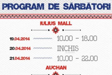 Programul de Paște la Iulius Mall Suceava
