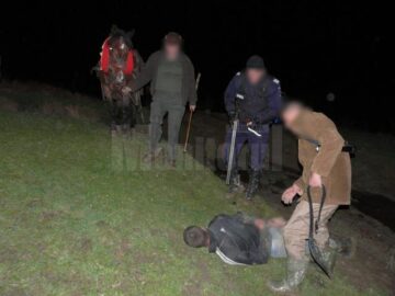 Focuri de armă în pădure, după șase indivizi care tăiau copaci