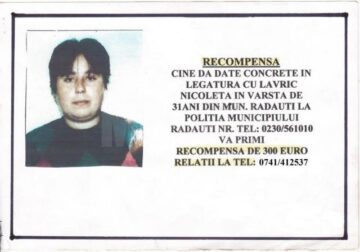 Recompensă de 300 de euro, pe Facebook, pentru găsirea fostei soții