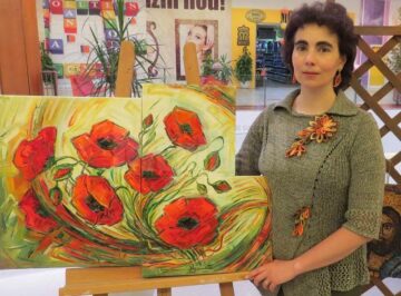 Artista plastică Cristina Hreamătă Macoveiciuc