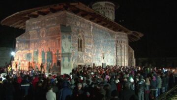 Noaptea de Înviere la Mănăstirea Voroneț