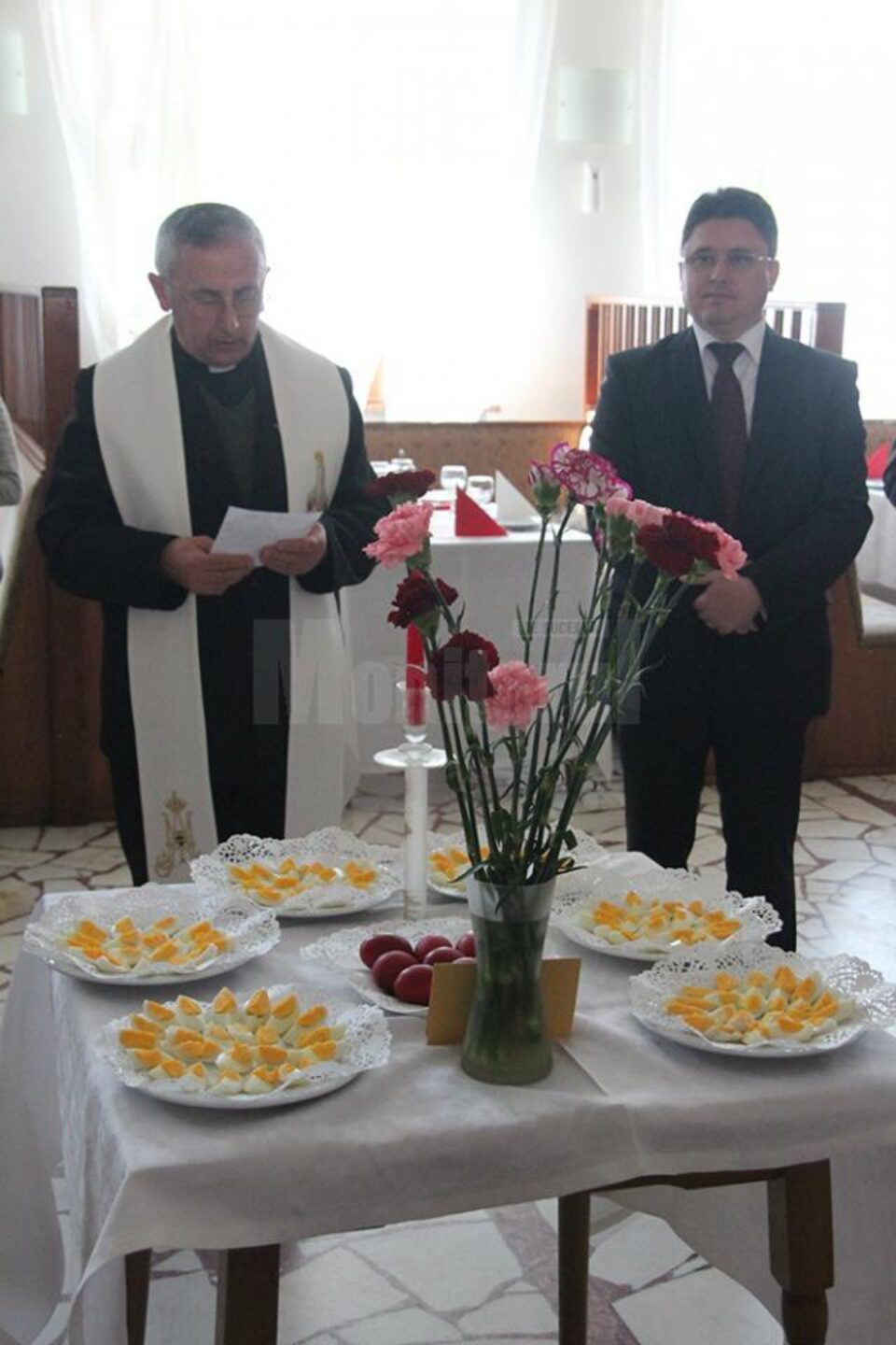 Împărțirea oului sfințit la polonezi