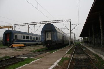 În Gara Ițcani au staționat mai multe trenuri în perioada grevei