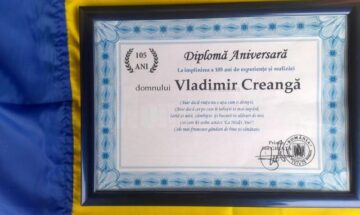 Diplomă aniversară din partea comunității din Botoșana