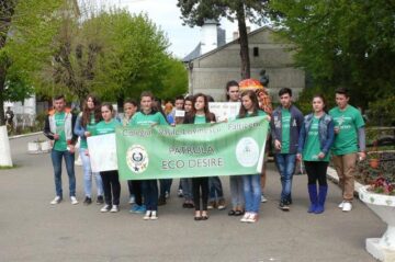 Marșul organizat de Patrula Eco Desire de la Colegiul ,,Vasile Lovinescu''