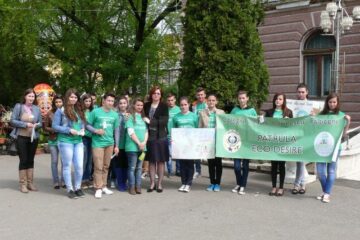 Marșul organizat de Patrula Eco Desire de la Colegiul ,,Vasile Lovinescu''