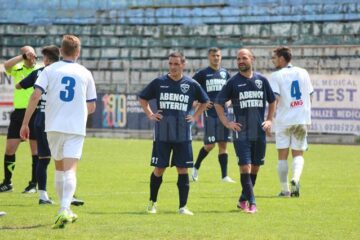 Ionesi (stânga) și Negru (dreapta) au fost marcatorii pentru Rapid CFR Suceava în victoria cu Farul Constanța