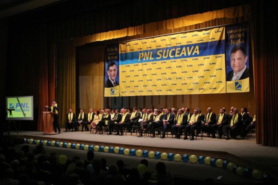 Crin Antonescu vorbind colegilor săi despre politicile europene