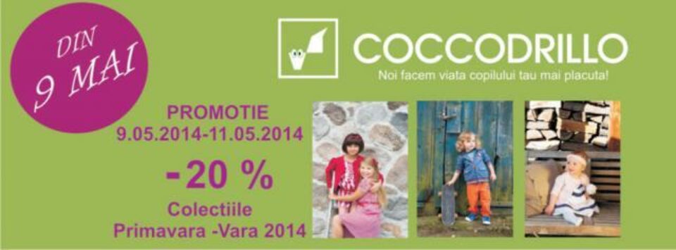 Magazinul Coccodrillo se deschide în Shopping City Suceava