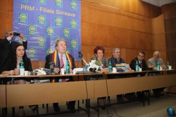 Corneliu Vadim Tudor, președintele Partidului România Mare, s-a aflat ieri la Suceava, în cadrul campaniei pentru alegerile europarlamentare de pe 25 mai
