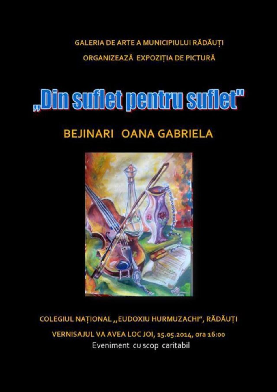 „Din suflet pentru suflet”, eveniment caritabil