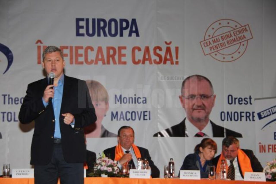 Cătălin Predoiu: „Domnule Ponta, rugați-o pe soția dumneavoastră să vă educe”