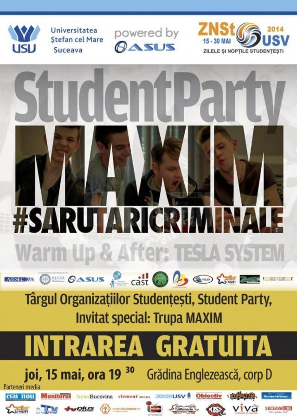 Concert în Campusul USV