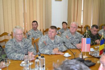 O delegație a Gărzii Naționale din statul Alabama, SUA, în vizită în județul Suceava
