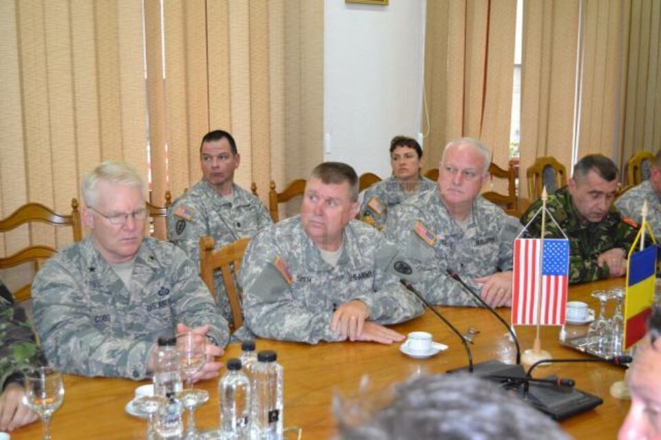 O delegație a Gărzii Naționale din statul Alabama, SUA, în vizită în județul Suceava